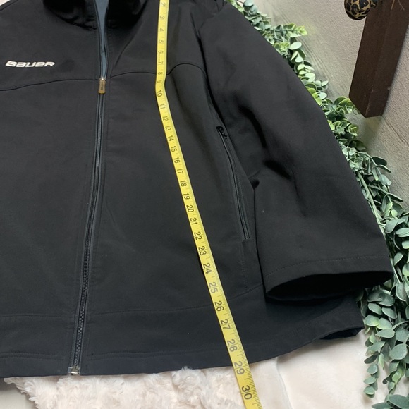 COPY - men's Bauer hockey lightweight jacket 2 zip pockets black size XL - Picture 5 of 7